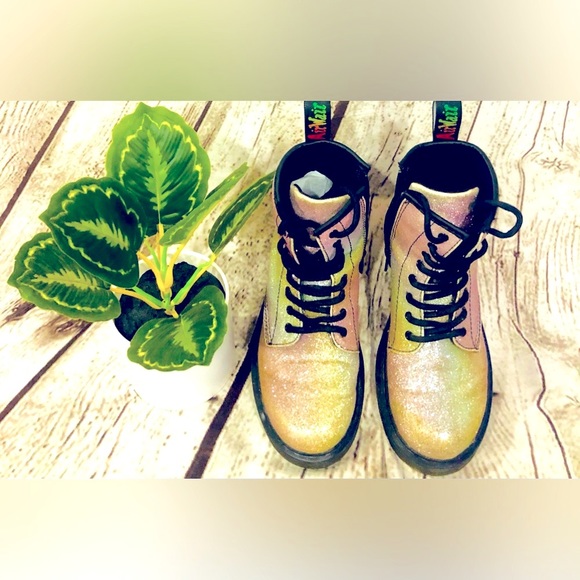 🎉HP🎉Dr. Martens🔥1460 Glitter Lace & Zipper Up Boots🔥 - Picture 13 of 16